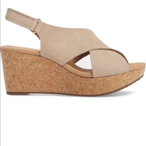 Clarks Annabel Wedge Sandals